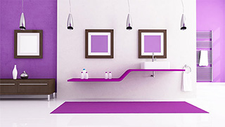 фиолетовая комната