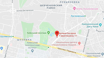 де купити колірне коло у Києві, карта